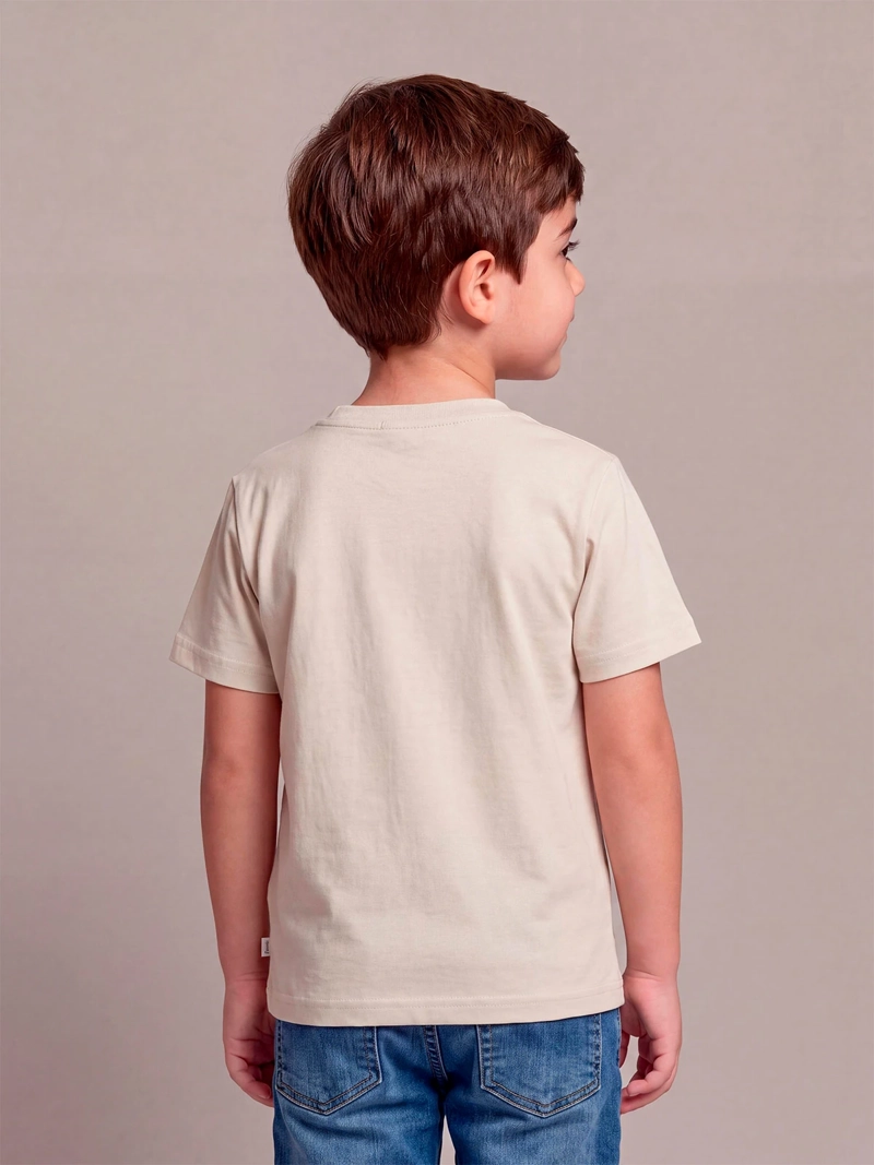 POLERA NIÑO HARVEST ALGODÓN MANGA CORTA - 2