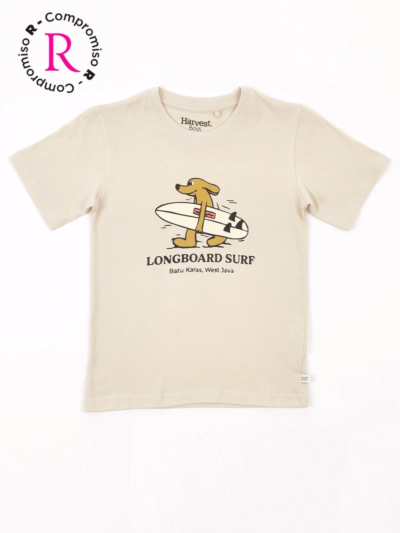 POLERA NIÑO HARVEST ALGODÓN MANGA CORTA - 3