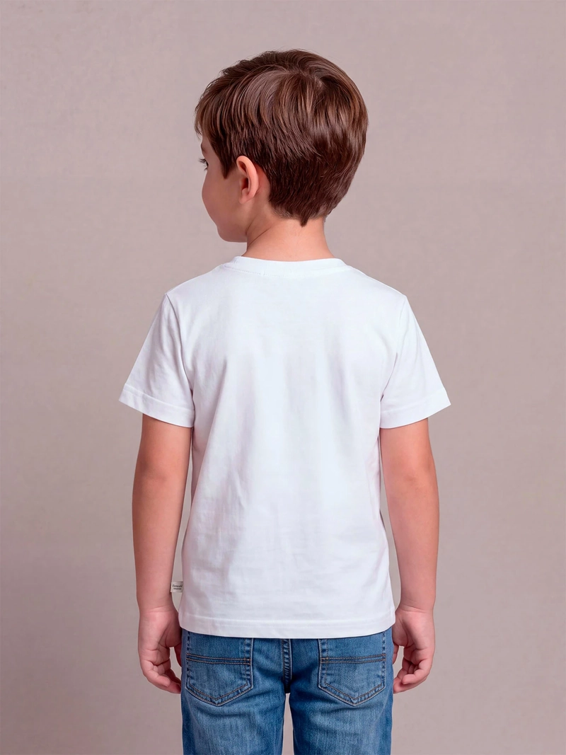 POLERA NIÑO HARVEST ALGODÓN MANGA CORTA - 2