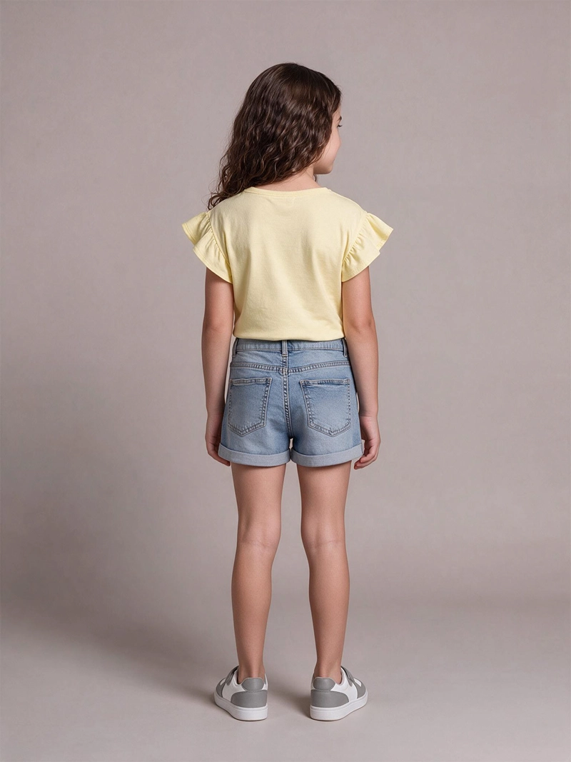 SHORT NIÑA HARVEST ALGODÓN TACHAS - 2