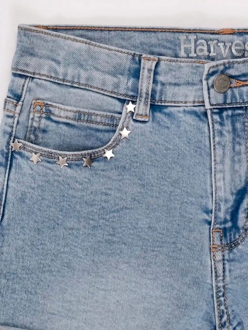 SHORT NIÑA HARVEST ALGODÓN TACHAS - 5