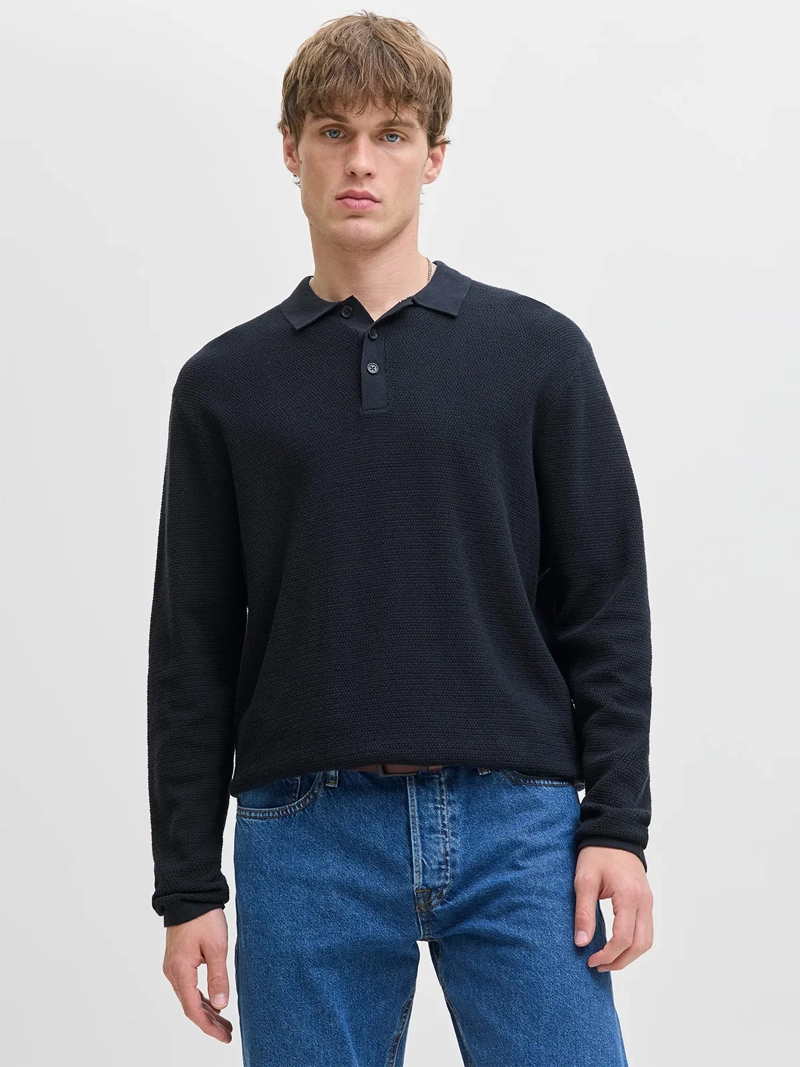 POLERA HOMBRE JACK & JONES ALGODÓN MANGA LARGA - 1