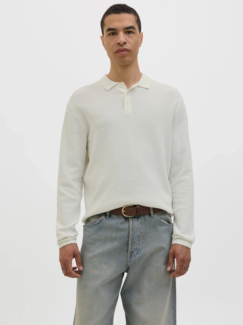 POLERA HOMBRE JACK & JONES ALGODÓN MANGA LARGA - 1