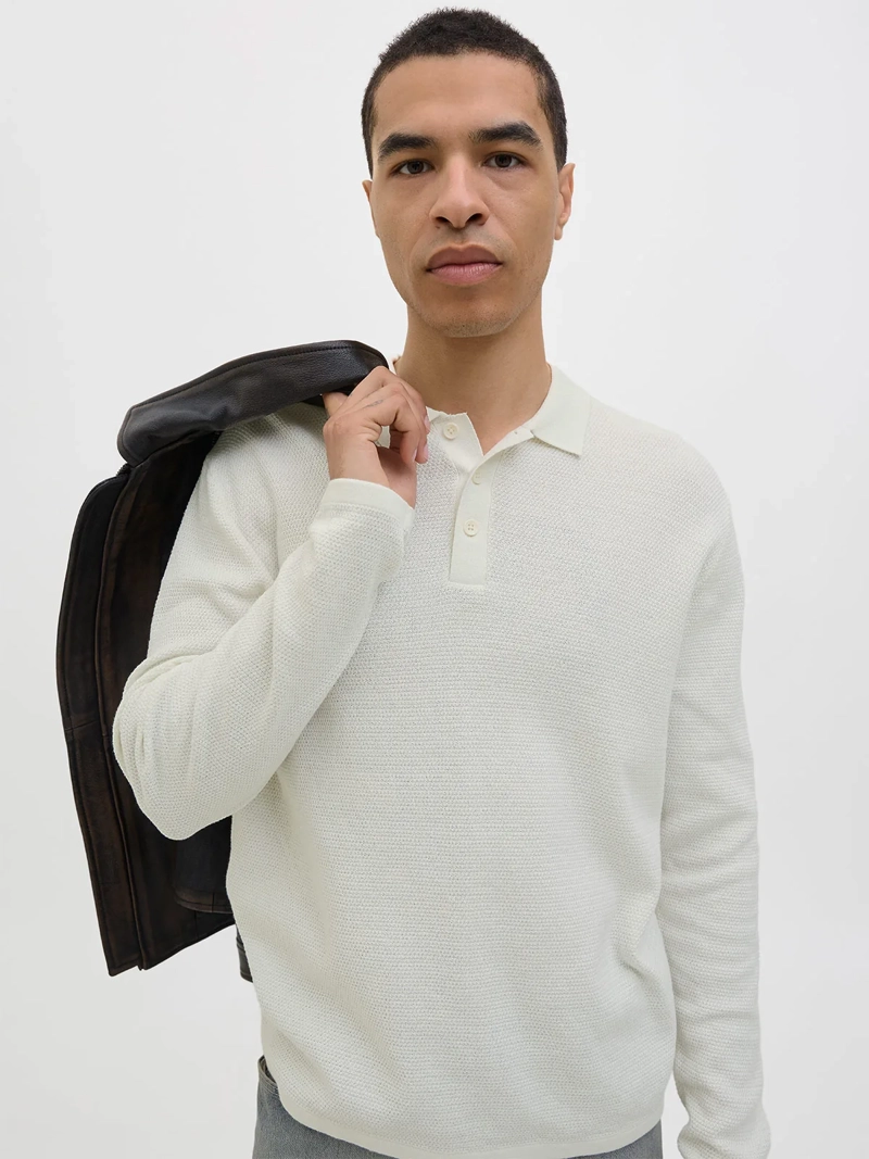 POLERA HOMBRE JACK & JONES ALGODÓN MANGA LARGA - 2