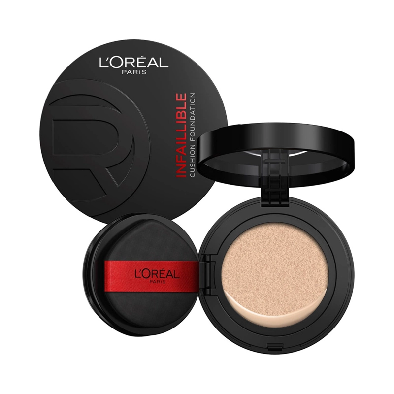 BASE DE MAQUILLAJE L'OREAL PARIS INFAILLIBLE 24H AIR WEAR CUSHION FOUNDATION 100 11GR - 1