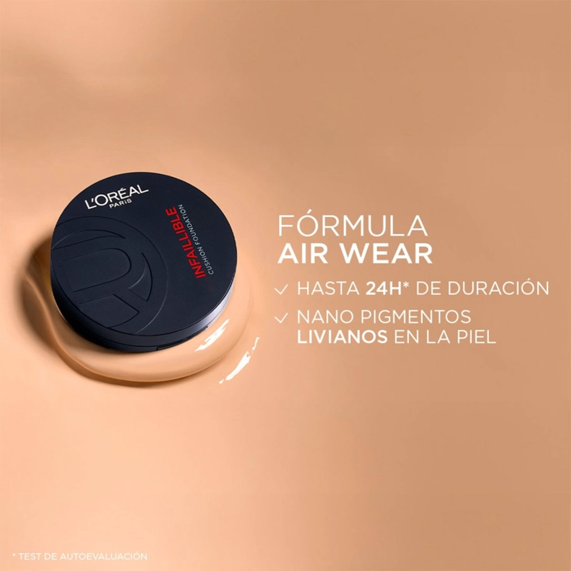 BASE DE MAQUILLAJE L'OREAL PARIS INFAILLIBLE 24H AIR WEAR CUSHION FOUNDATION 250 11GR - 14