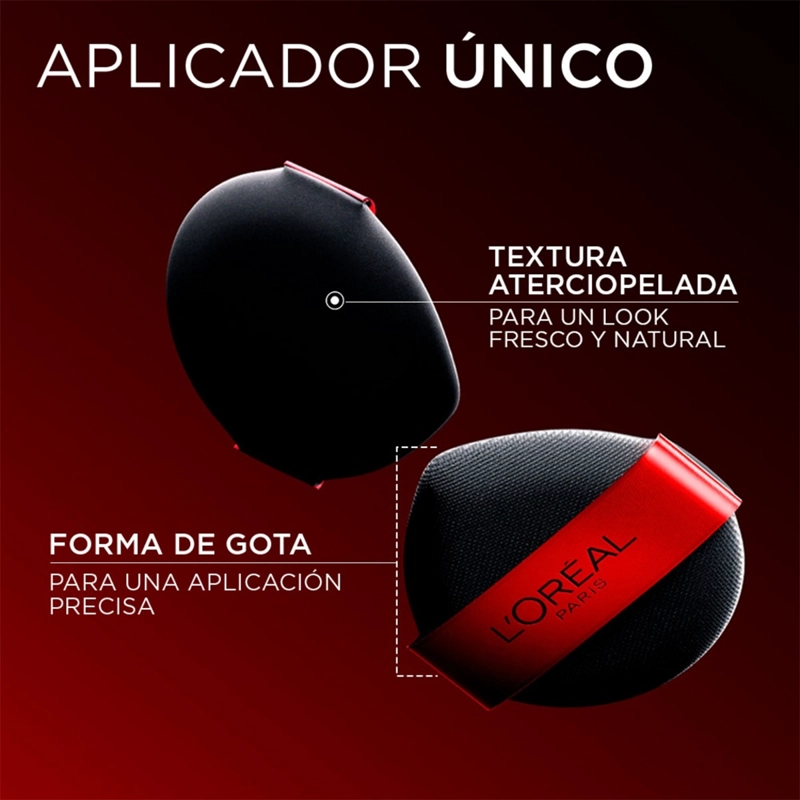 BASE DE MAQUILLAJE L'OREAL PARIS INFAILLIBLE 24H AIR WEAR CUSHION FOUNDATION 250 11GR - 8