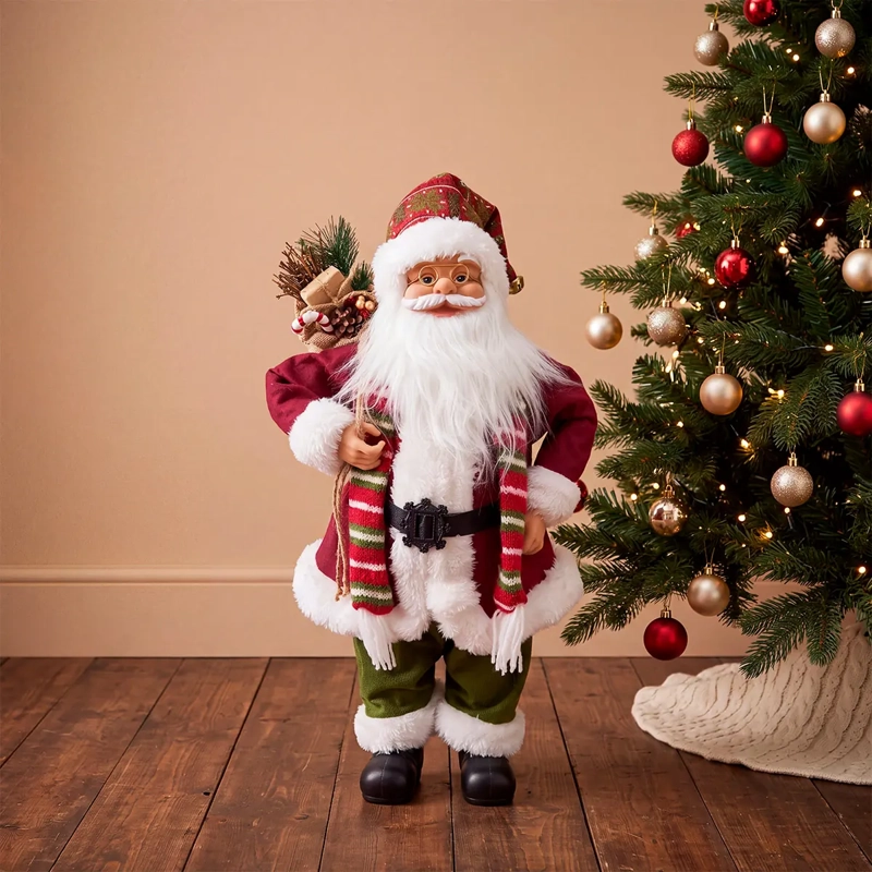 ADORNO NAVIDEÑO RIPLEY HOME SANTA REGALOS 60 CM - 1