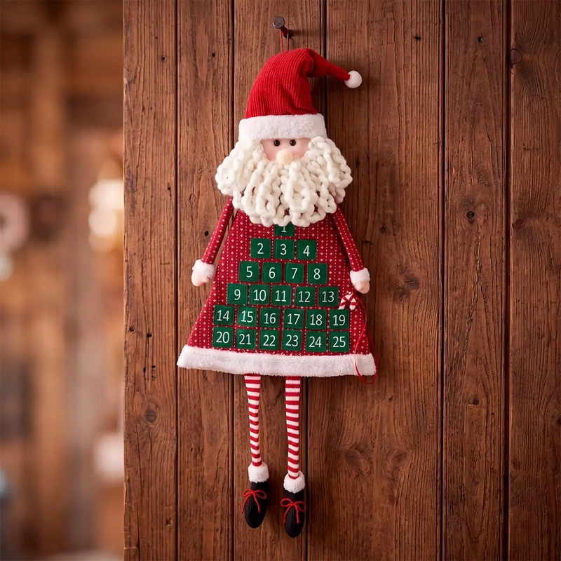 ADORNO NAVIDEÑO RIPLEY HOME CALENDARIO DE ADVIENTO SANTA - 1