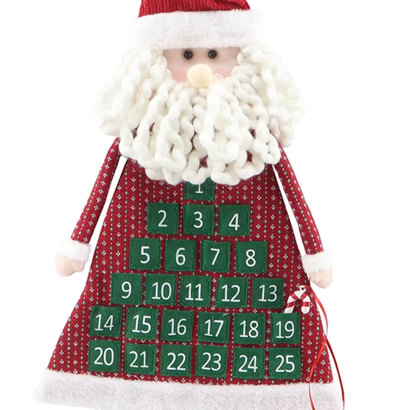 ADORNO NAVIDEÑO RIPLEY HOME CALENDARIO DE ADVIENTO SANTA - 3