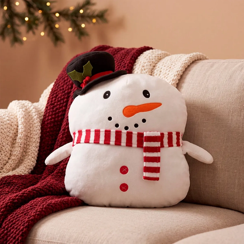 COJÍN RIPLEY HOME SHAPE SNOWMAN  - 1
