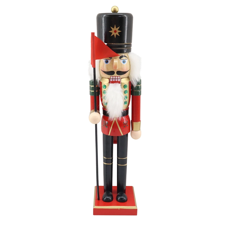 ADORNO NAVIDEÑO RIPLEY HOME TRADITIONAL XMAS CASCANUEZ BANDERA 38 CM - 2