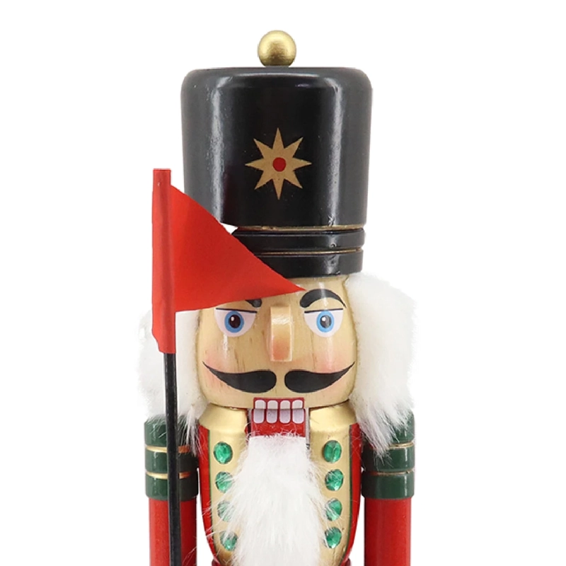 ADORNO NAVIDEÑO RIPLEY HOME TRADITIONAL XMAS CASCANUEZ BANDERA 38 CM - 3