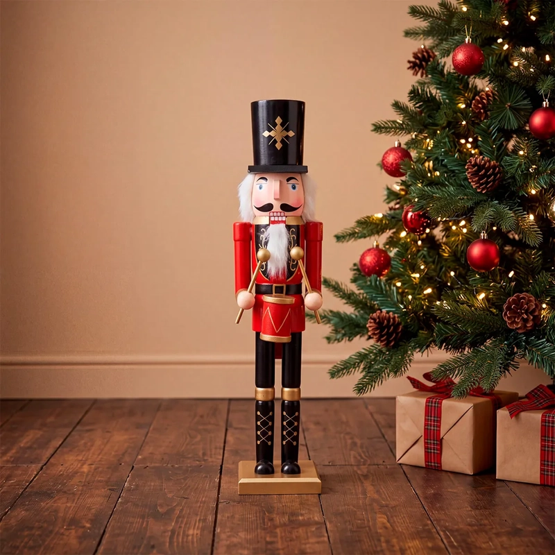 ADORNO NAVIDEÑO RIPLEY HOME TRADITIONAL XMAS CASCANUEZ 50 CM - 1