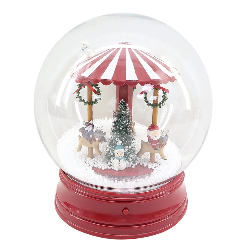 ADORNO NAVIDEÑO RIPLEY HOME VILLA COLECCIÓN CARRUSEL CÚPULA M - 2