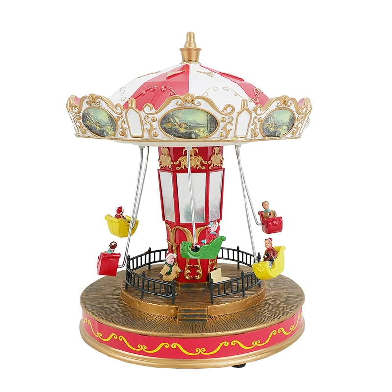 ADORNO NAVIDEÑO RIPLEY HOME VILLA COLECCIÓN CARRUSEL L - 2