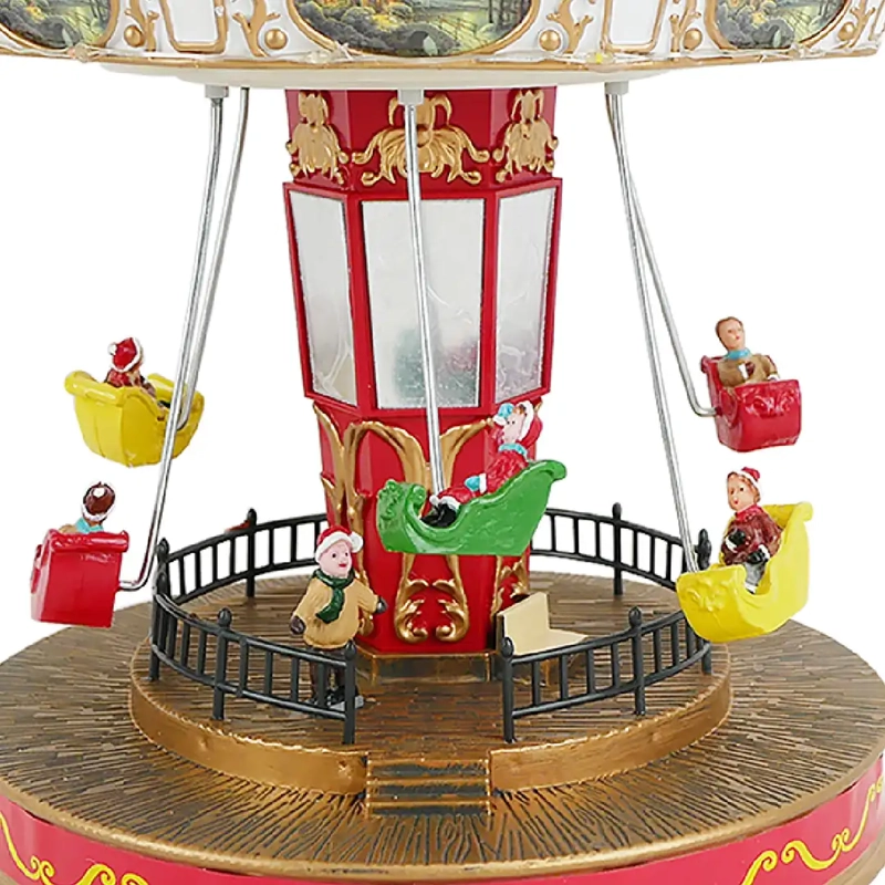 ADORNO NAVIDEÑO RIPLEY HOME VILLA COLECCIÓN CARRUSEL L - 3