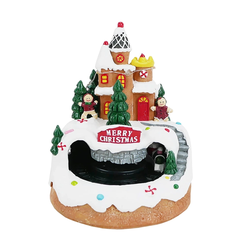 ADORNO NAVIDEÑO RIPLEY HOME VILLA COLECCIÓN CASTILLO GALLETA M - 2