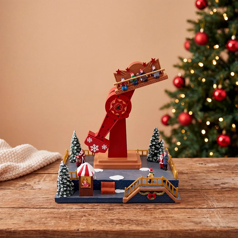 ADORNO NAVIDEÑO RIPLEY HOME VILLA COLECCIÓN JUEGO L - 1