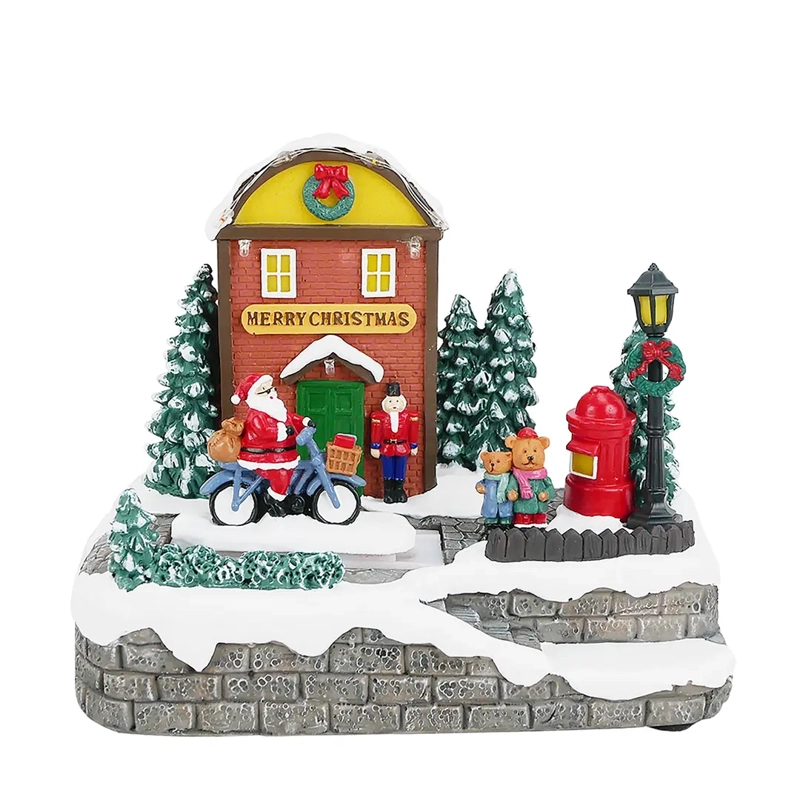 ADORNO NAVIDEÑO RIPLEY HOME VILLA COLECCIÓN MERRY CHRISTMAS STORE L - 2