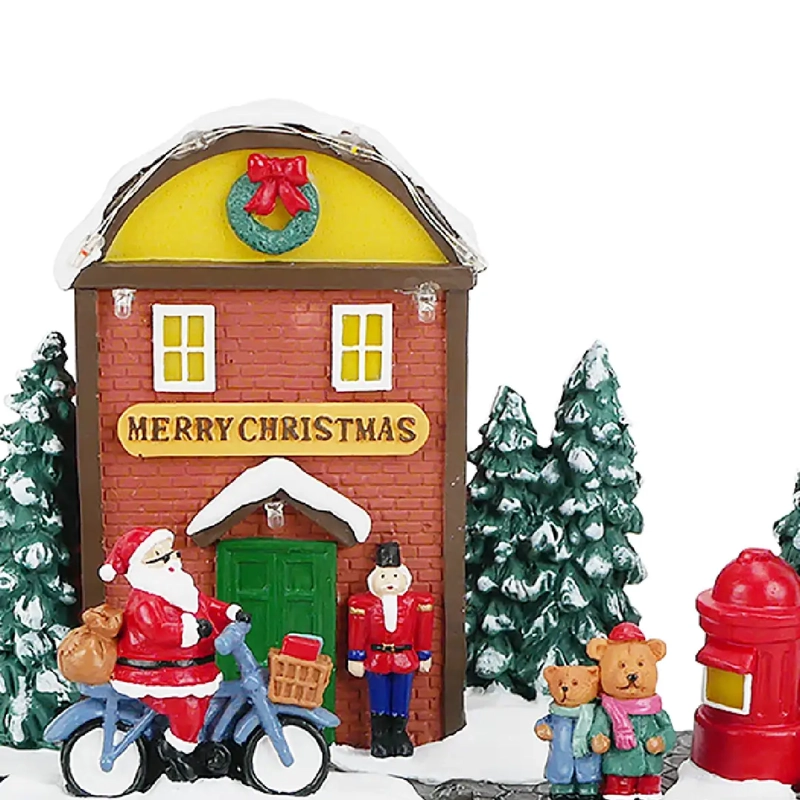 ADORNO NAVIDEÑO RIPLEY HOME VILLA COLECCIÓN MERRY CHRISTMAS STORE L - 3