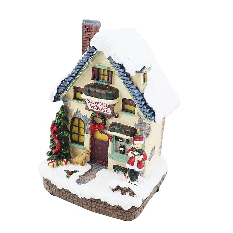 ADORNO NAVIDEÑO RIPLEY HOME VILLA COLECCIÓN SCHOOL HOUSE S  - 2