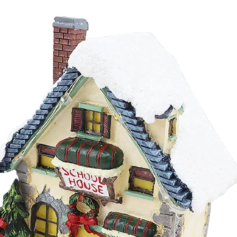 ADORNO NAVIDEÑO RIPLEY HOME VILLA COLECCIÓN SCHOOL HOUSE S  - 3