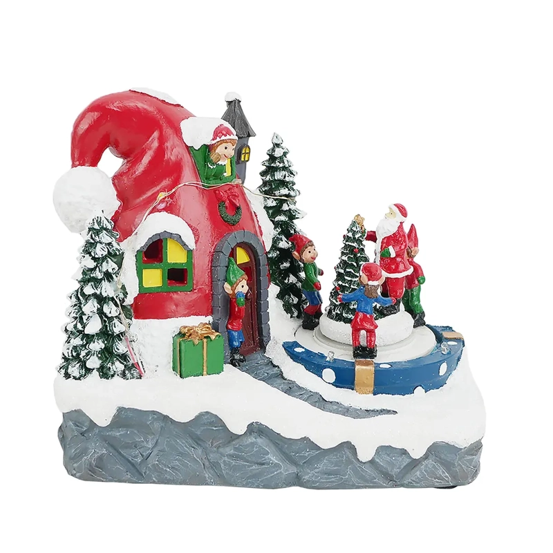 ADORNO NAVIDEÑO RIPLEY HOME VILLA COLECCIÓN PISTA DUENDES L - 2
