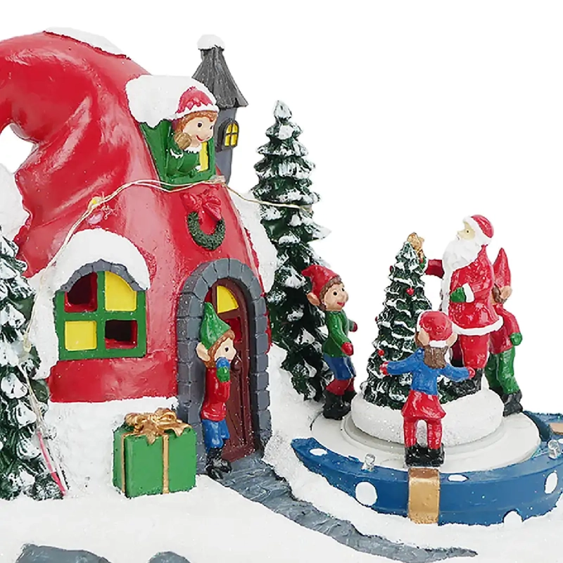 ADORNO NAVIDEÑO RIPLEY HOME VILLA COLECCIÓN PISTA DUENDES L - 3
