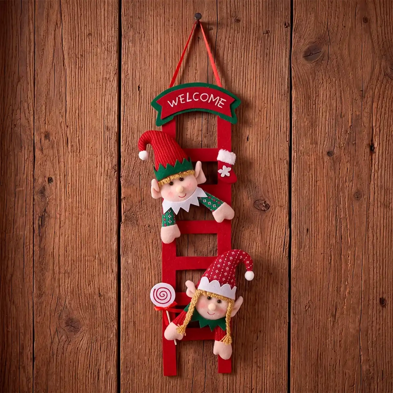 ADORNO NAVIDEÑO RIPLEY HOME DUENDE ESCALERA 56 CM - 1