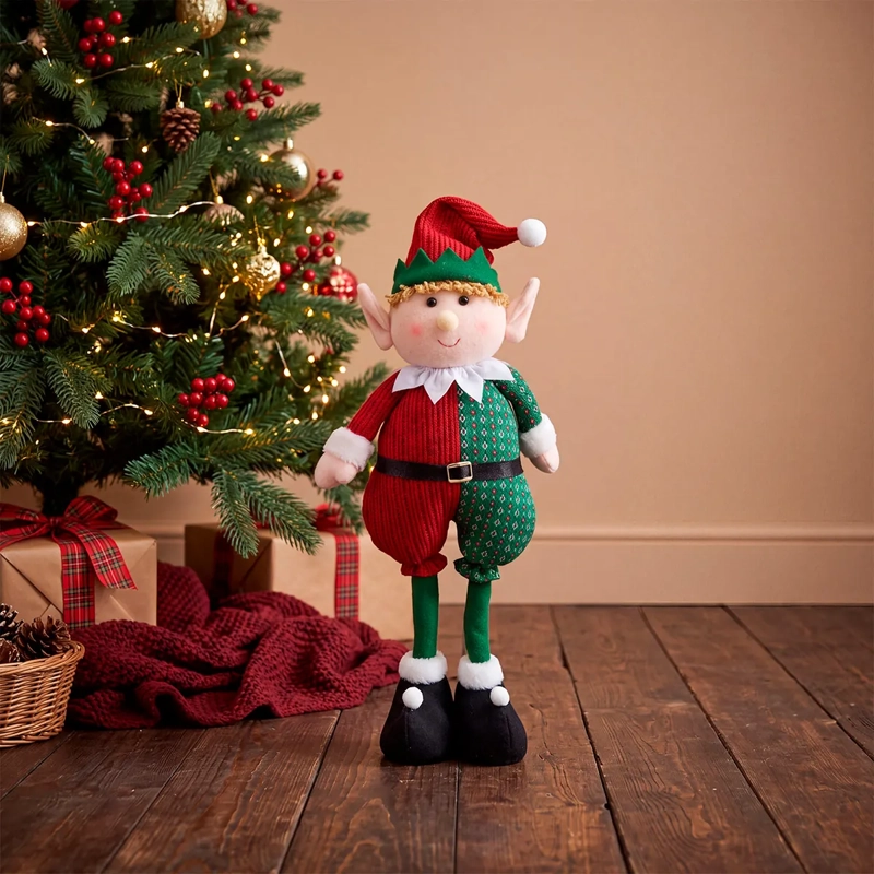 ADORNO NAVIDEÑO RIPLEY HOME DUENDE PARADO NIÑO - 1