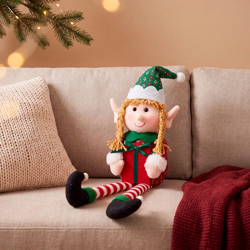 ADORNO NAVIDEÑO RIPLEY HOME DUENDE REGALO 25 CM - 1
