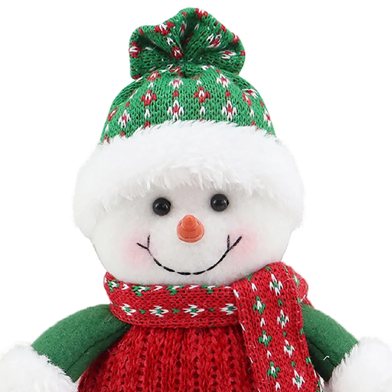ADORNO NAVIDEÑO RIPLEY HOME PELUCHE MINI SNOWMAN 20 CM - 3