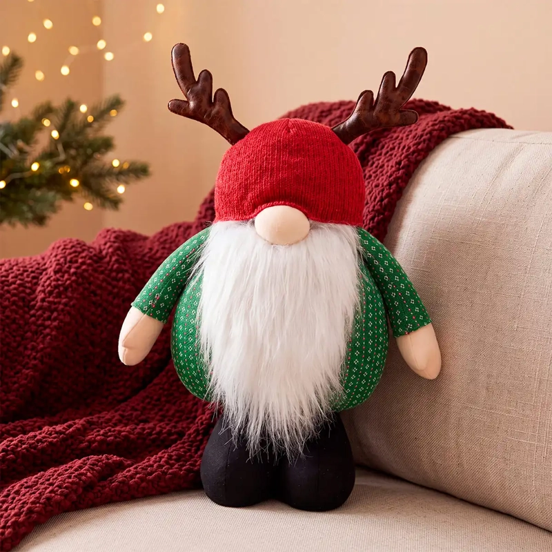 ADORNO NAVIDEÑO RIPLEY HOME PELUCHE SANTA GNOMO - 1