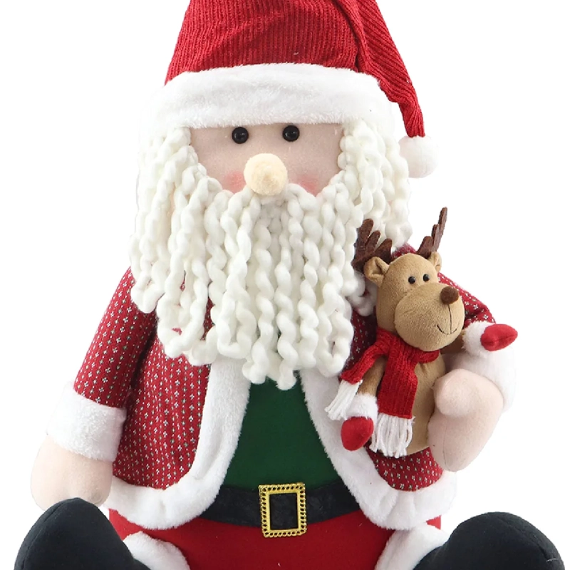 ADORNO NAVIDEÑO RIPLEY HOME PELUCHE SANTA SENTADO - 3