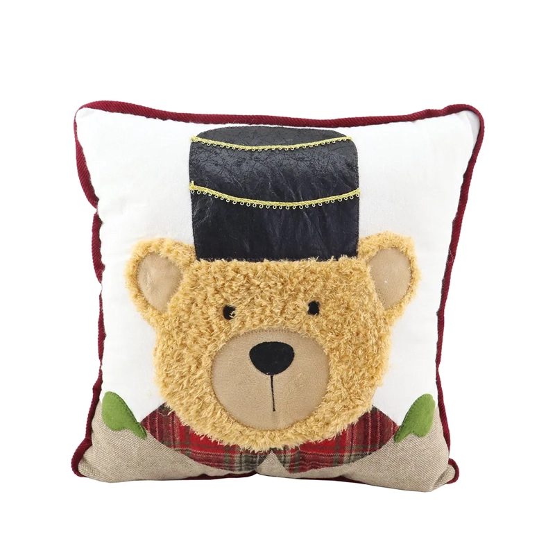 ADORNO NAVIDEÑO RIPLEY HOME TEDDY COJÍN OSO - 2