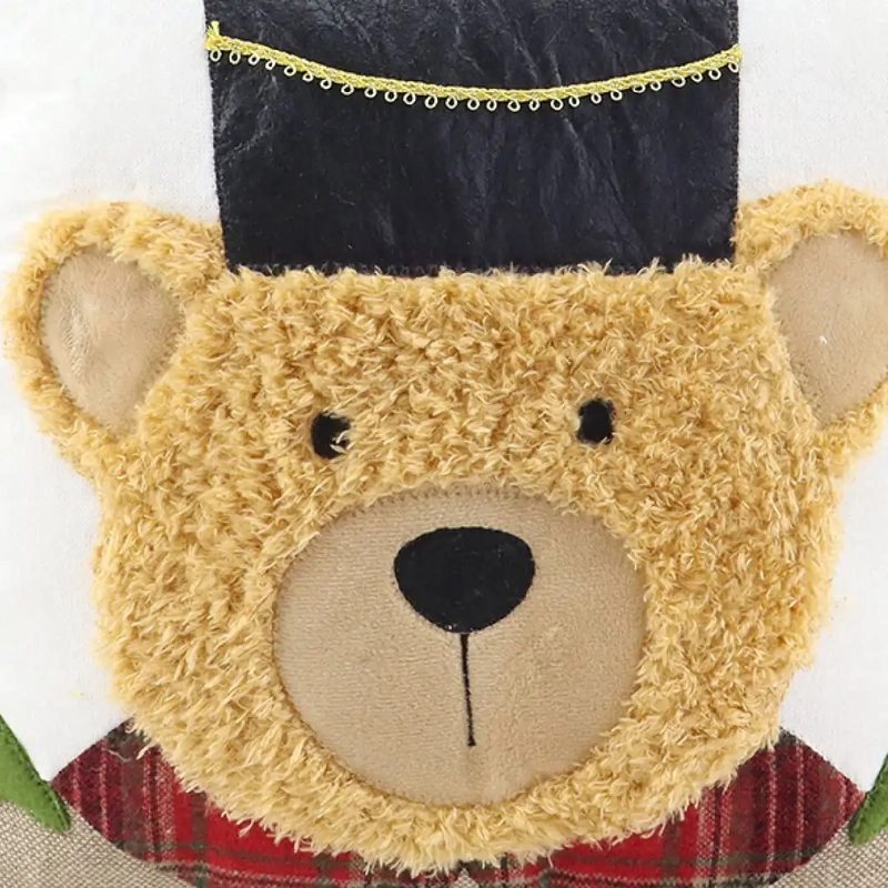 ADORNO NAVIDEÑO RIPLEY HOME TEDDY COJÍN OSO - 3