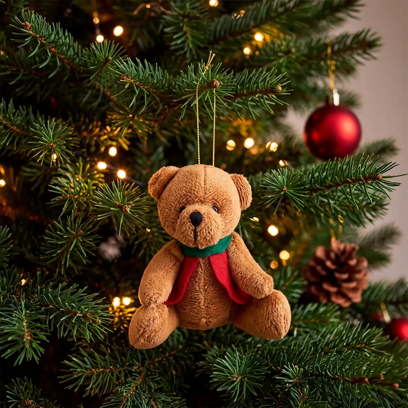 ADORNO NAVIDEÑO RIPLEY HOME TEDDY OSITO CHALECO - 1