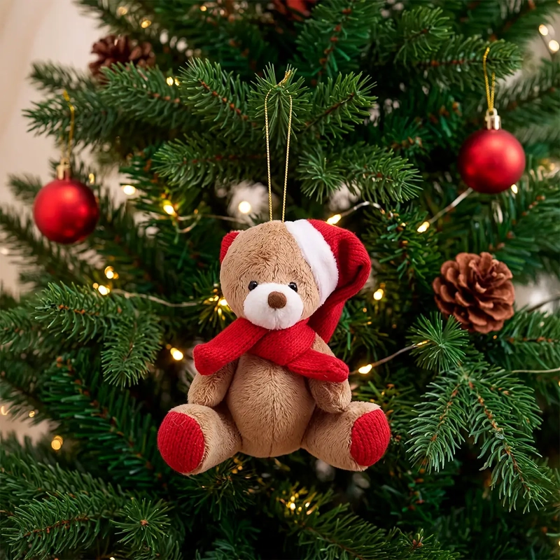 ADORNO NAVIDEÑO RIPLEY HOME TEDDY OSITO MOKKA - 1