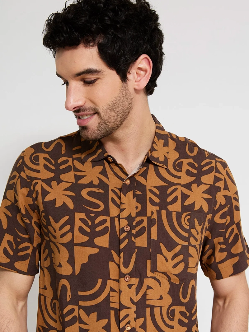 CAMISA HOMBRE CLOUDBREAK ECOVERO PRINT - 3
