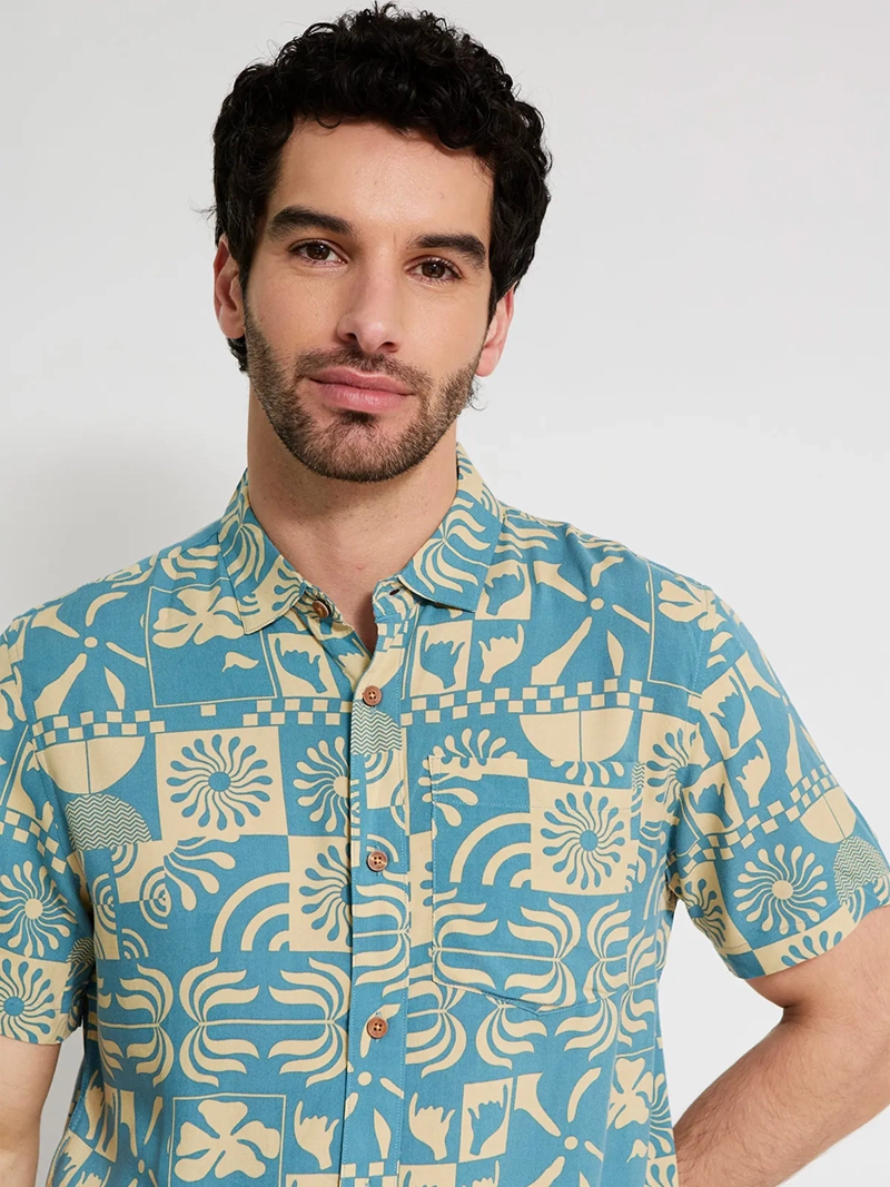 CAMISA HOMBRE CLOUDBREAK ECOVERO PRINT - 3