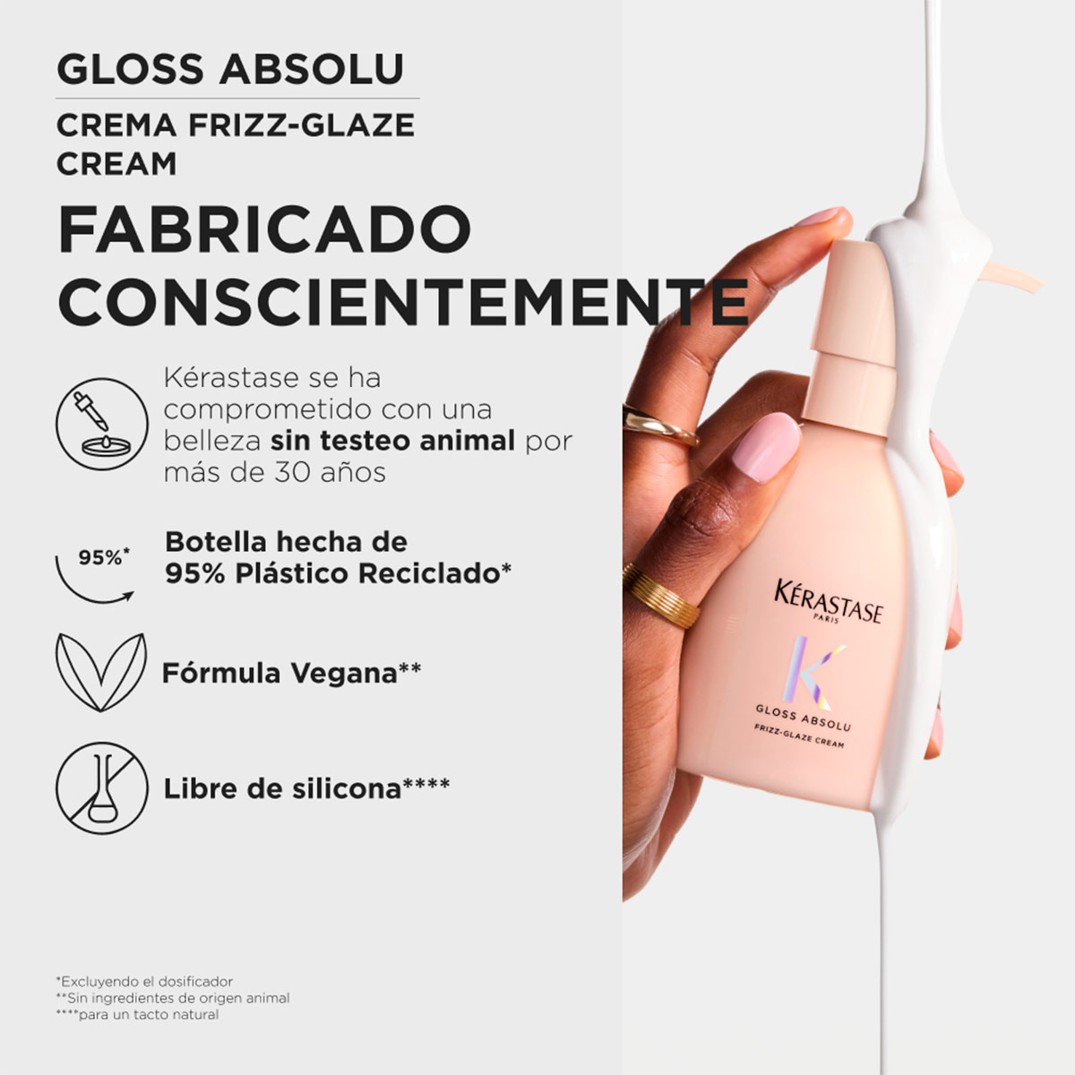 CREMA PARA CABELLO KERASTASE GLOSS ABSOLU FRIZZ GLAZE 240ML - 7