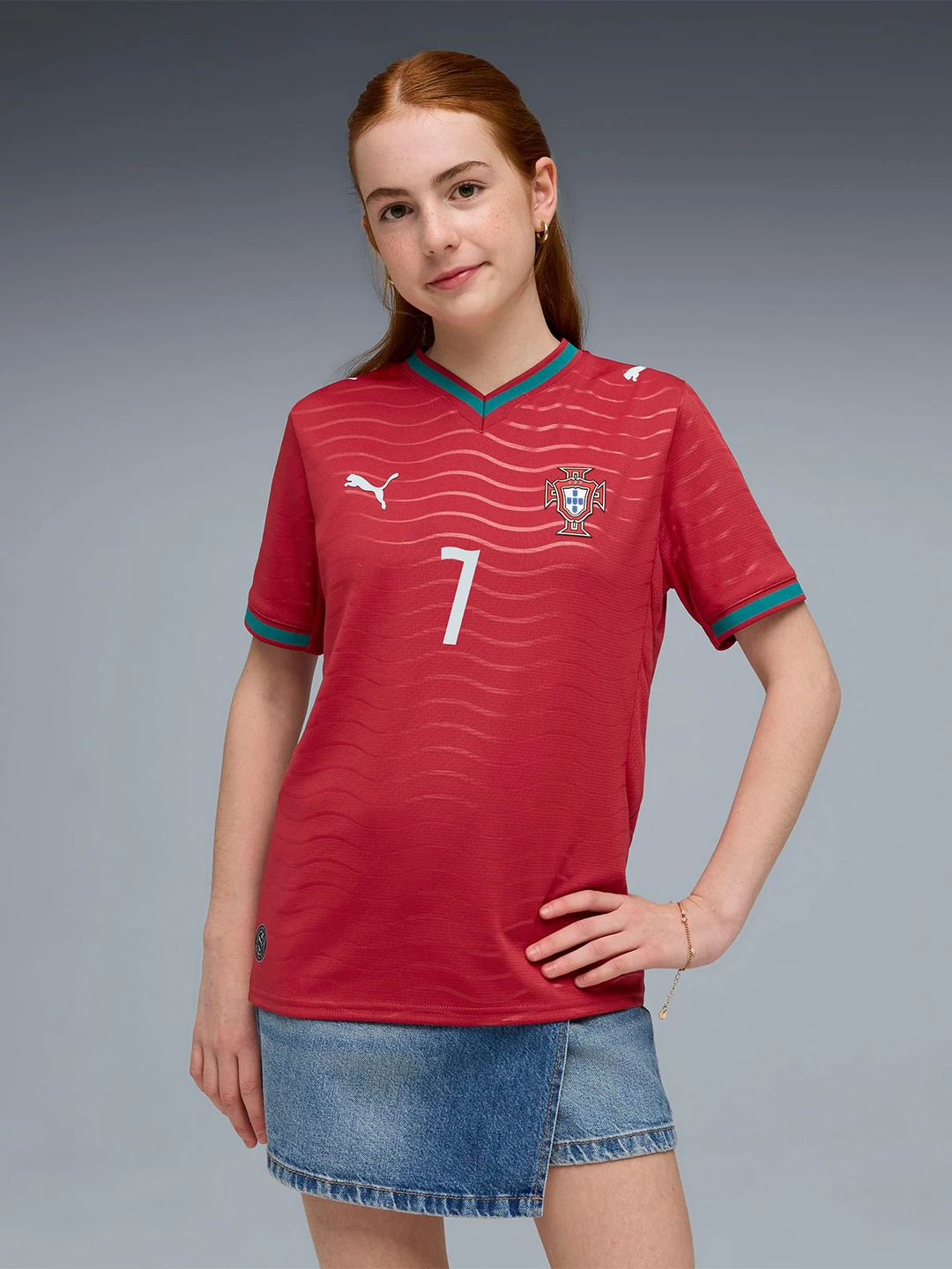 CAMISETA INFANTIL UNISEX PUMA SELECCIÓN DE PORTUGAL - 1