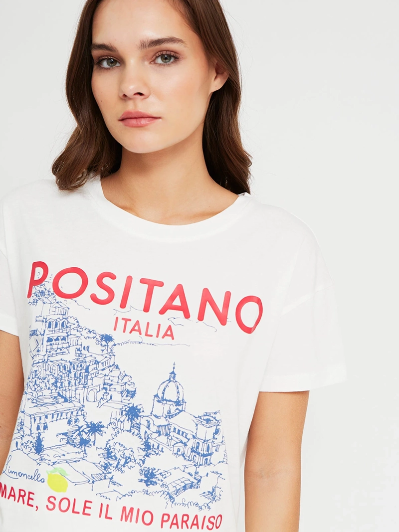POLERA MUJER INDEX ALGODÓN MANGA CORTA GRÁFICA - 3