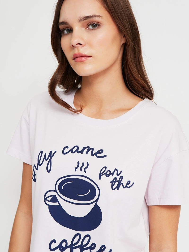POLERA MUJER INDEX ALGODÓN MANGA CORTA GRÁFICA - 3