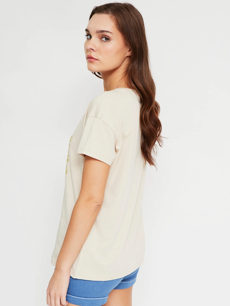 POLERA MUJER INDEX ALGODÓN MANGA CORTA GRÁFICA - 2