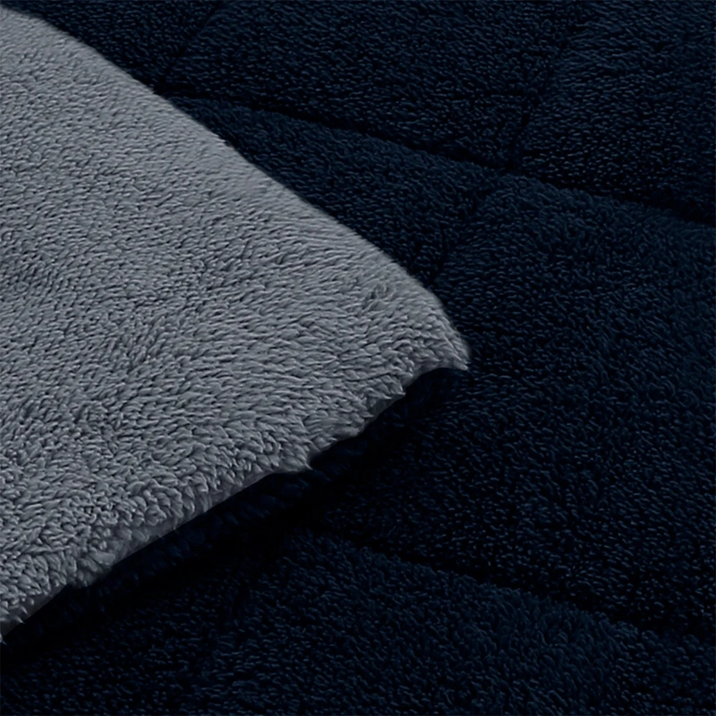 PLUMÓN ANDES SHERPA BICOLOR 1.5 PLAZAS GRIS - 3