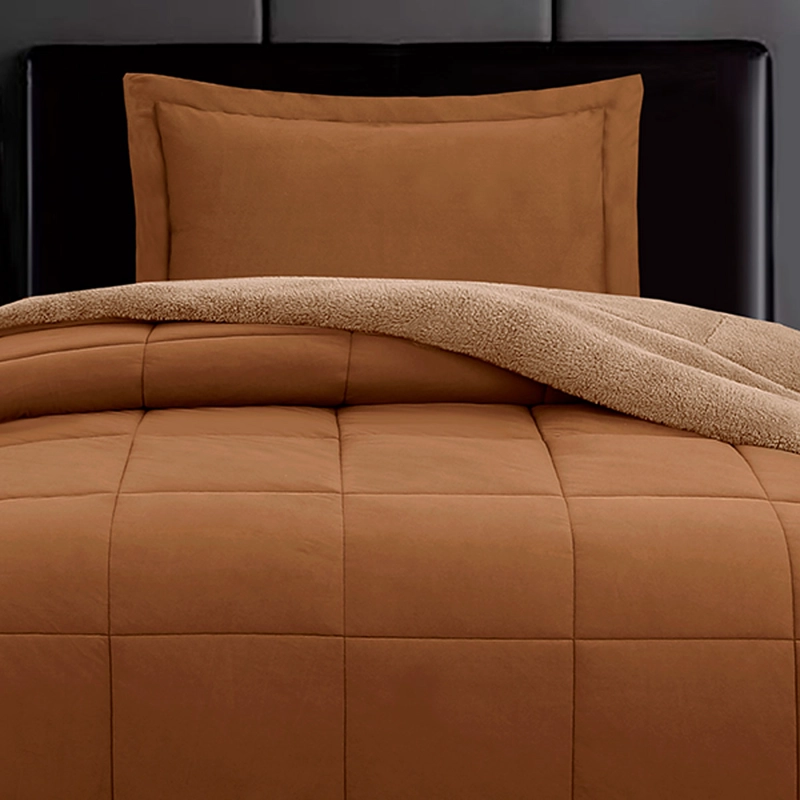 PLUMÓN ANDES VELVET MATTE 1.5 PLAZAS CAFÉ - 2