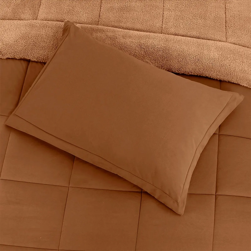 PLUMÓN ANDES VELVET MATTE 1.5 PLAZAS CAFÉ - 3