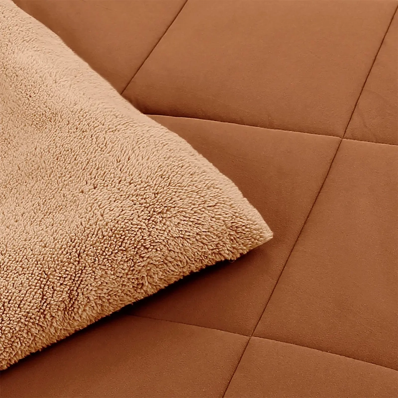 PLUMÓN ANDES VELVET MATTE 1.5 PLAZAS CAFÉ - 4